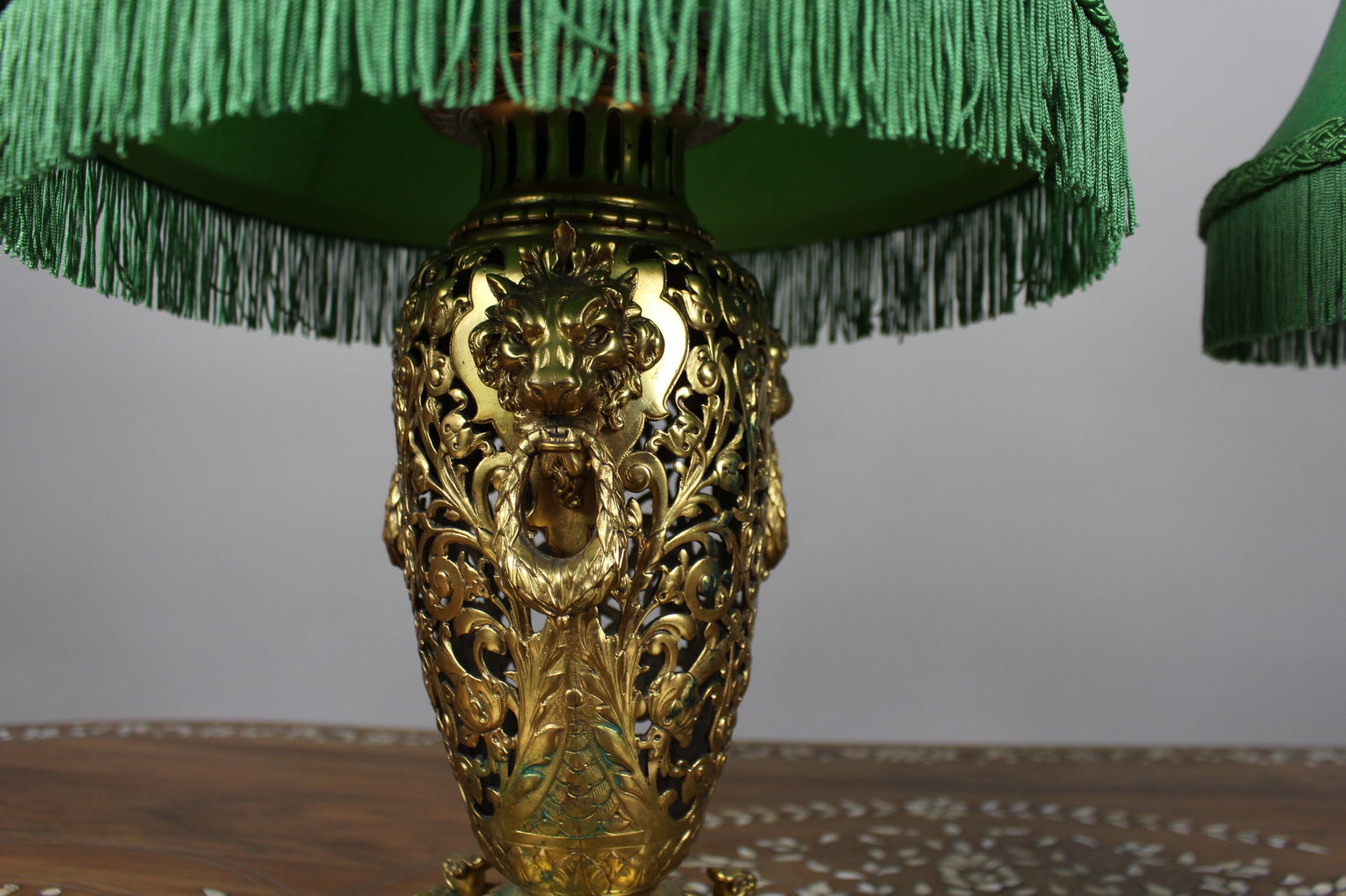Pair of 19th Century French Ormolu Table Lamps - 9