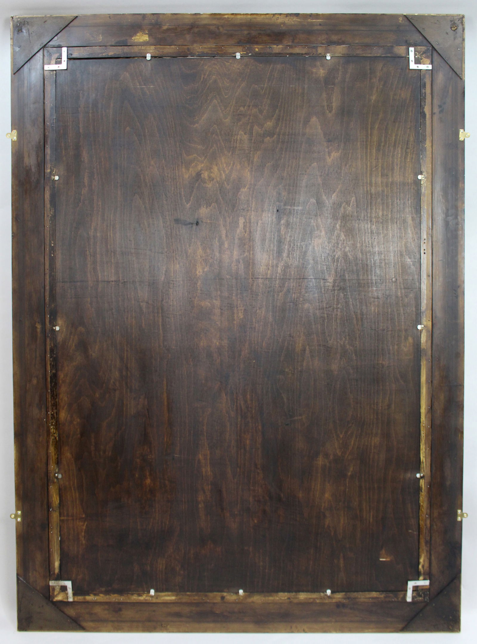 Pair of Monumental British Art Deco Plaster Relief Panels in Gilt Frames, c.1930 - 9