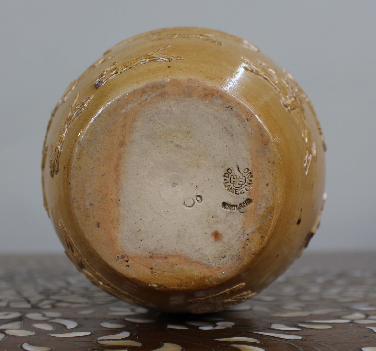 Collection of Three Graduated Doulton Lambeth Stoneware Jugs, c.1900 - 8