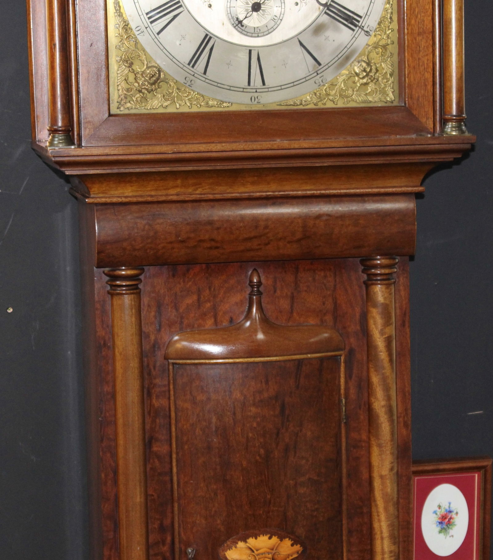 Scottish Mahogany Longcase Clock with Brass Arched Dial, c.1840 - 13