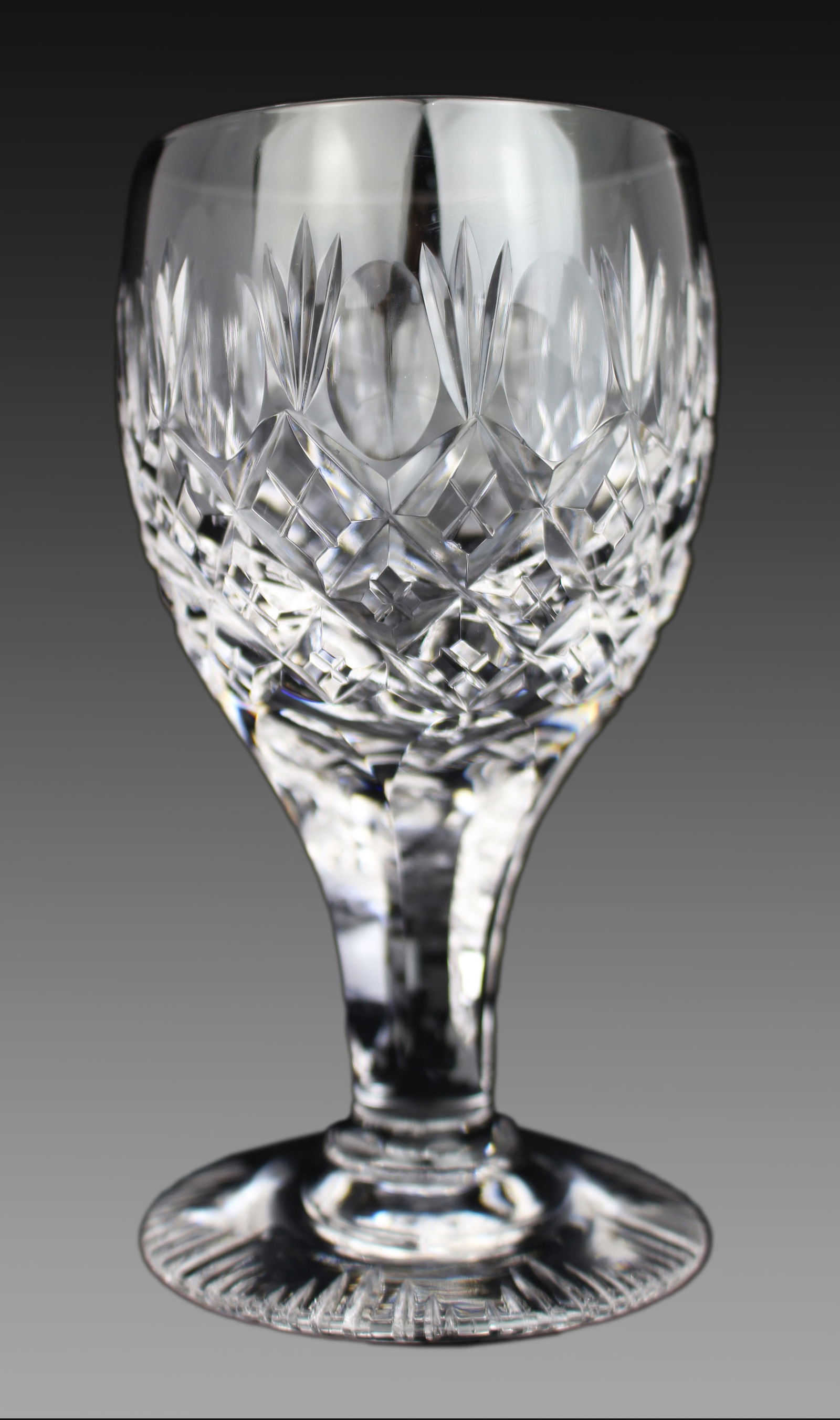 Set of 6 Vintage Fine Crystal Small Wine Glasses - 2