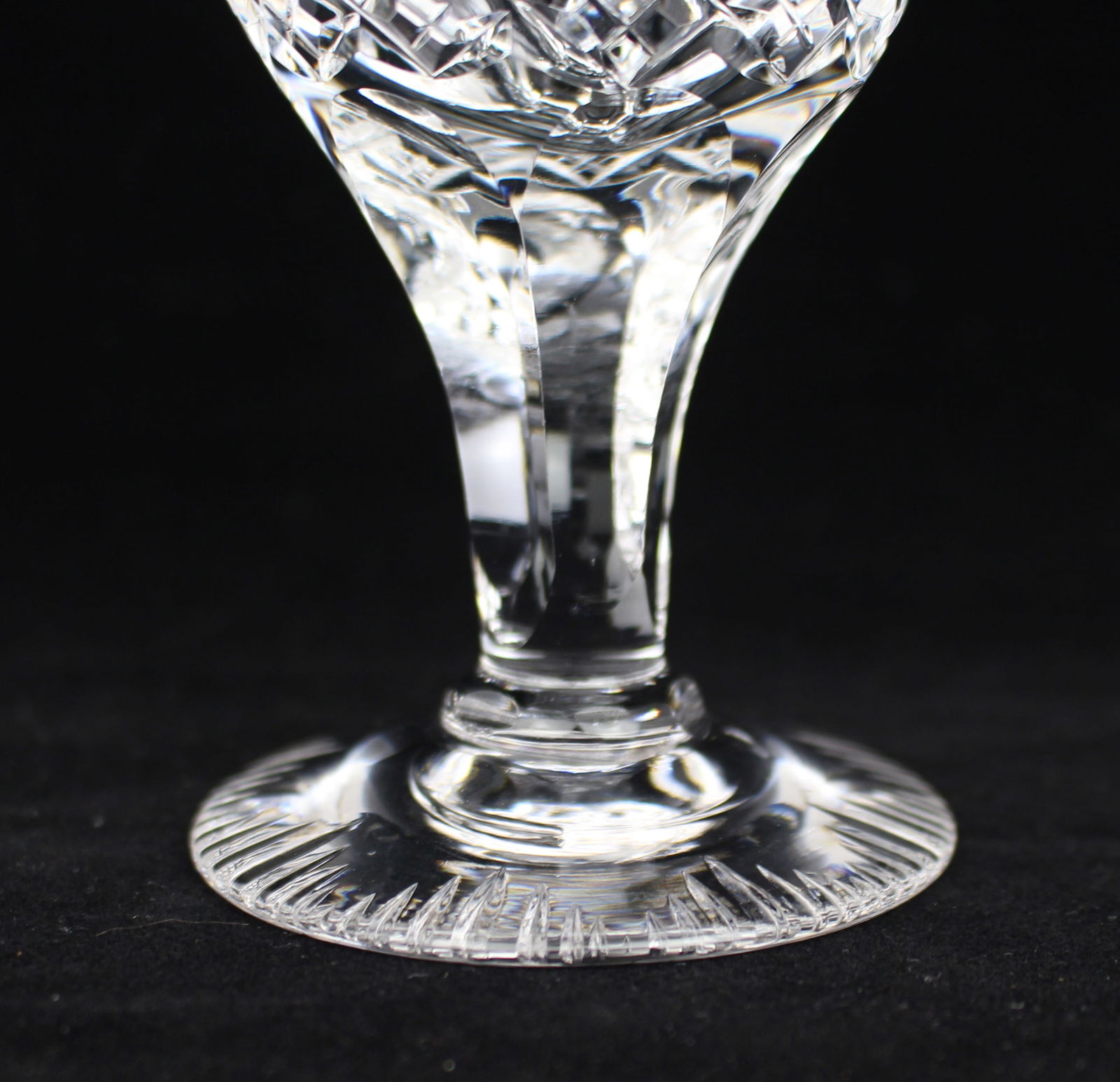Set of 6 Vintage Fine Crystal Small Wine Glasses - 4