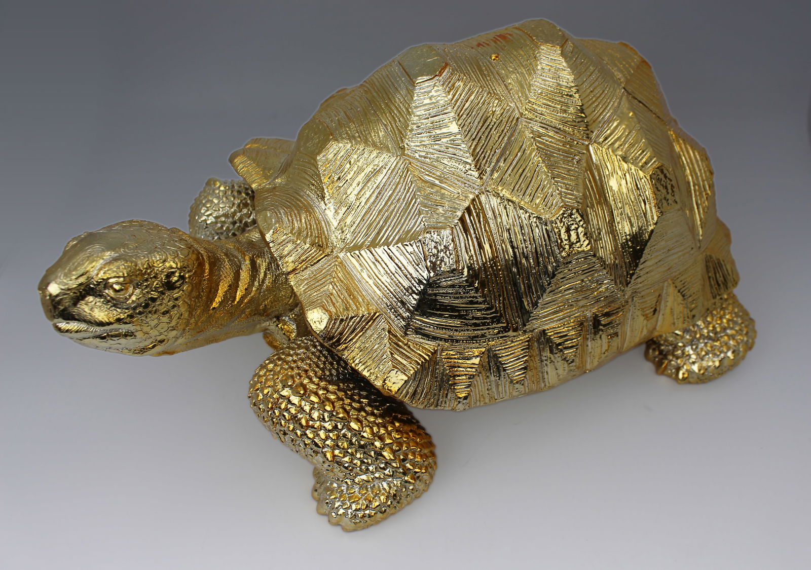Gold Leaf Tortoise Model - 2