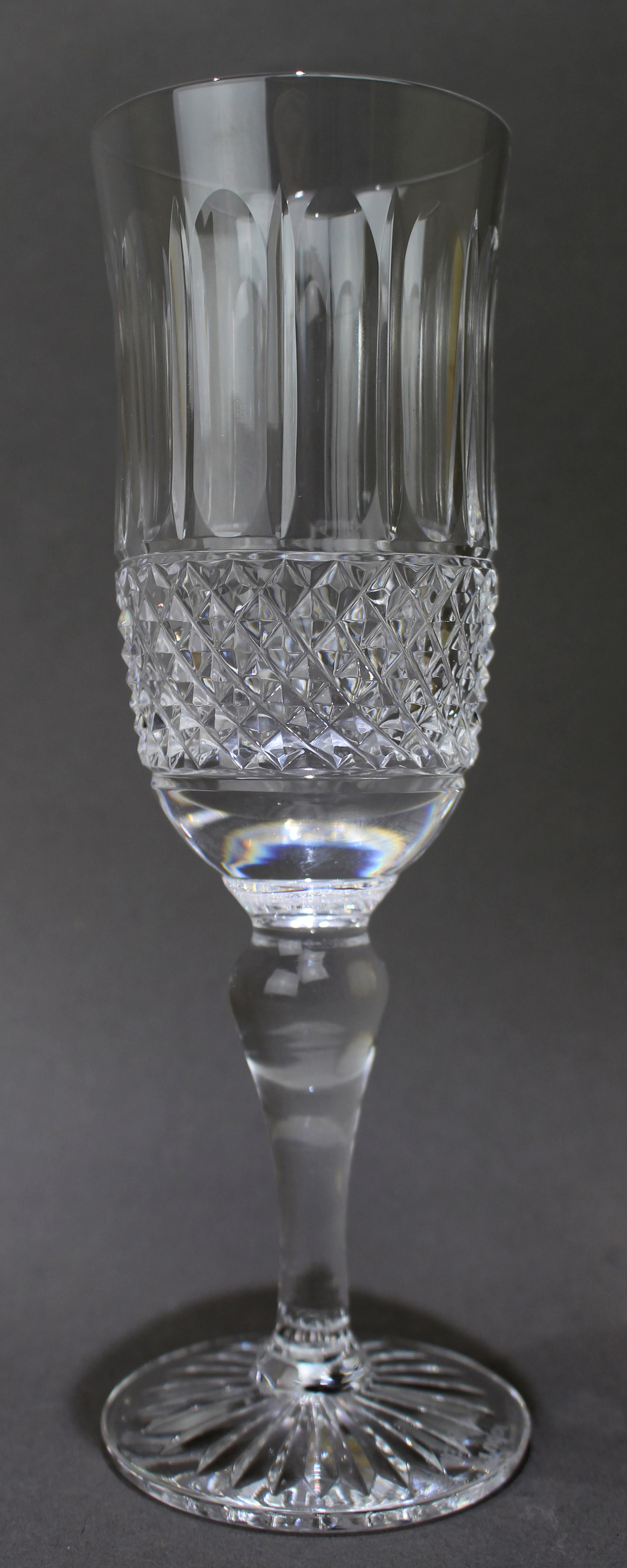 Set of 6 Tudor Crystal Champagne Flutes - 2