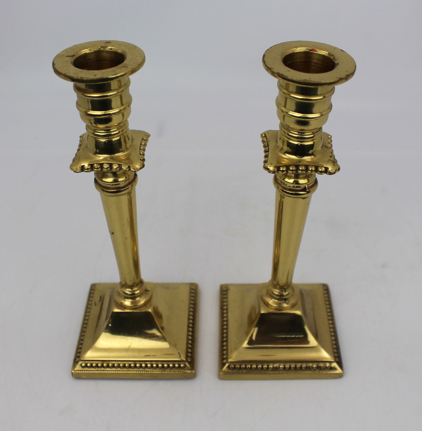 Pair of Vintage Brass Candlesticks - 2