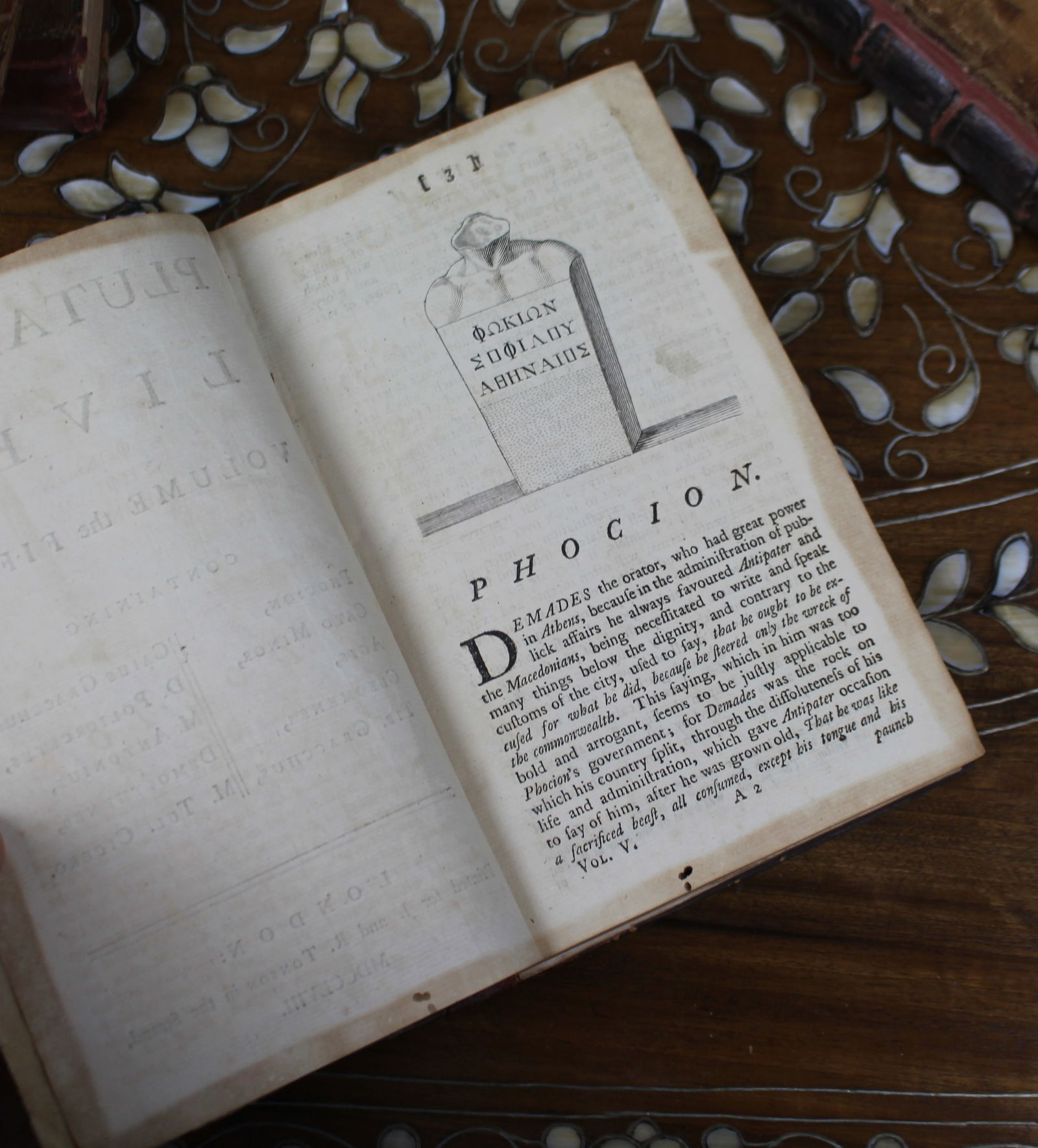 Complete Set of Plutarch’s Lives – Six Volumes, London 1758 (J. & R. Tonson) - 19