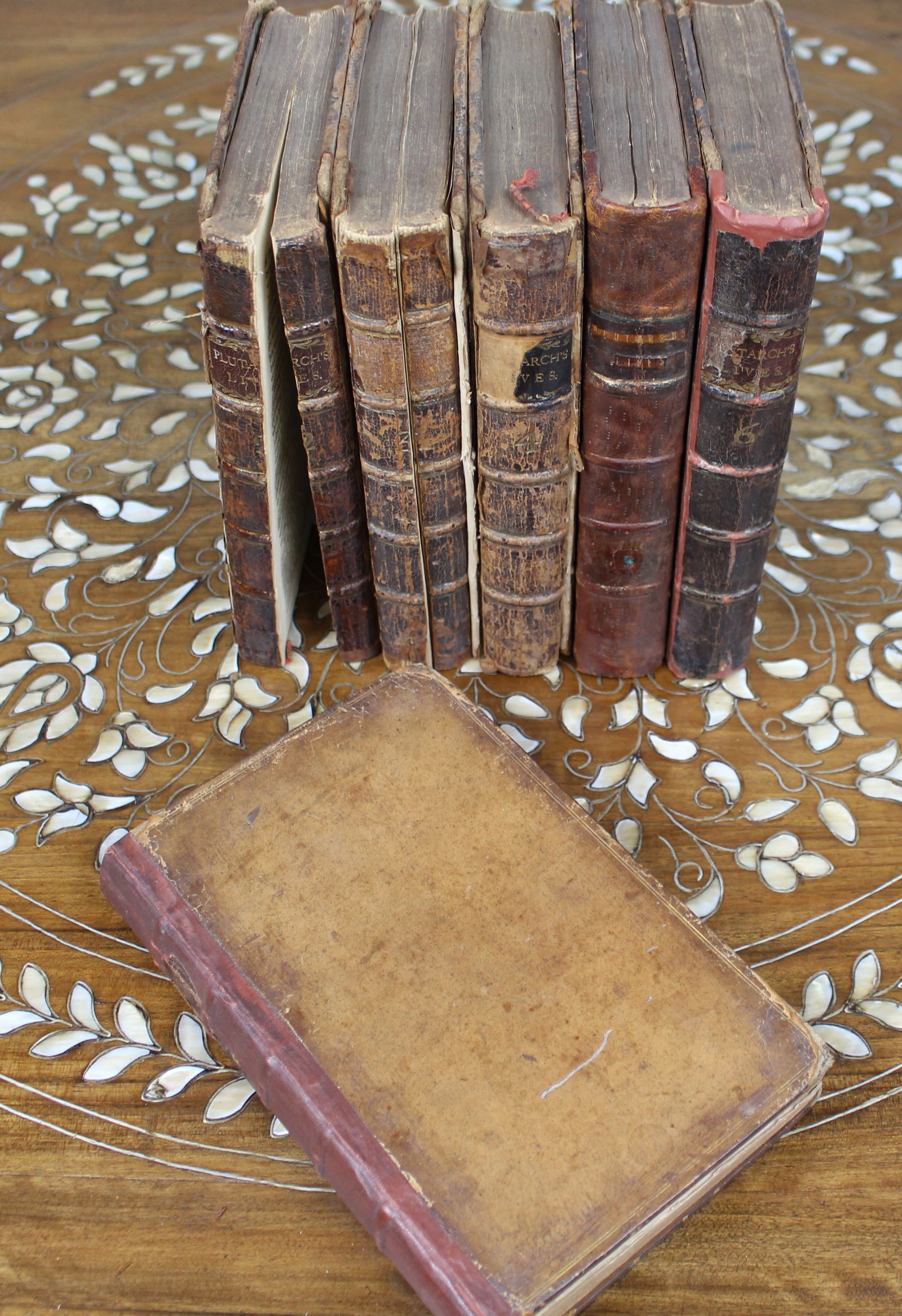 Complete Set of Plutarch’s Lives – Six Volumes, London 1758 (J. & R. Tonson) - 6