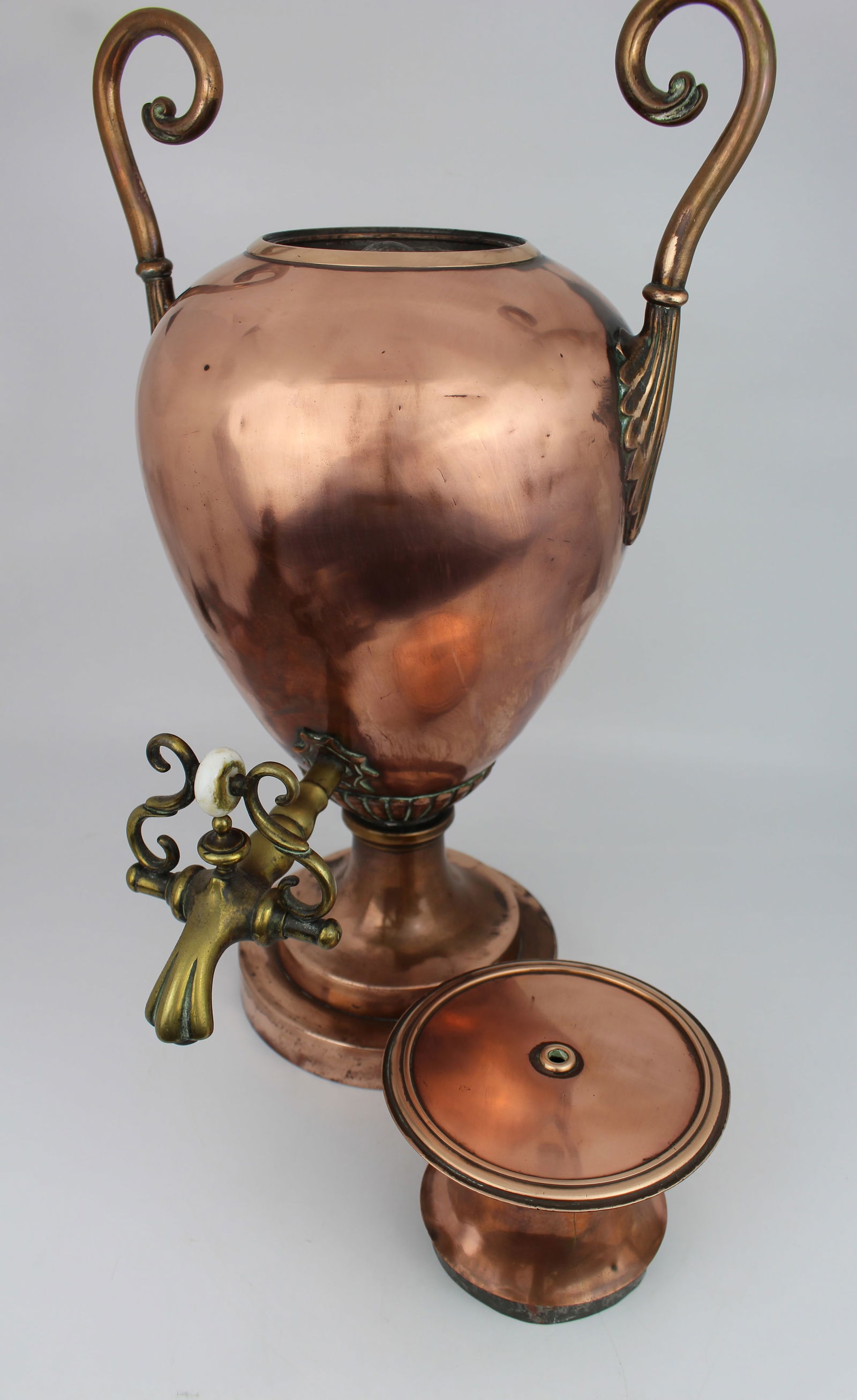 Antique Copper Samovar - 5