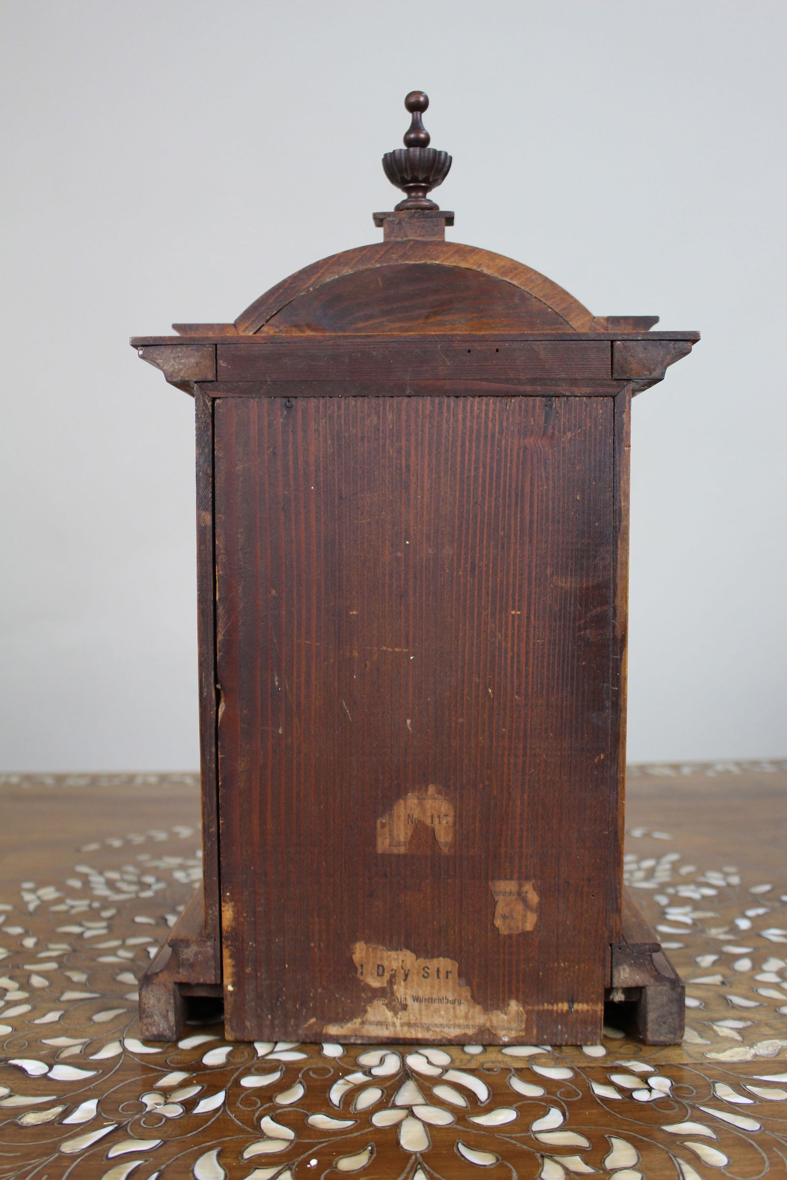 Antique German Württemberg Mantel Clock, c.1890 - 4