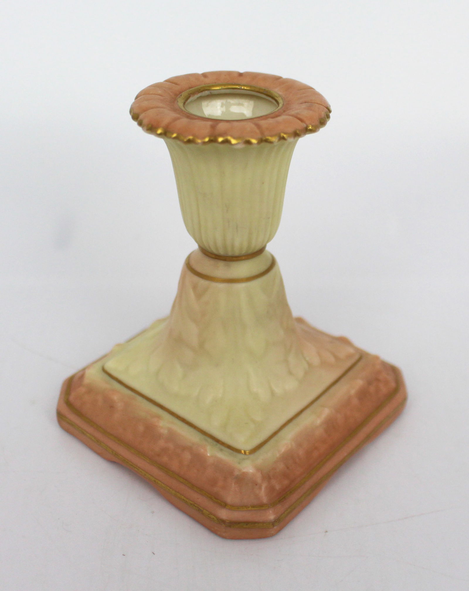 Locke & Co. Worcester Blush Candlestick c.1910 - 2