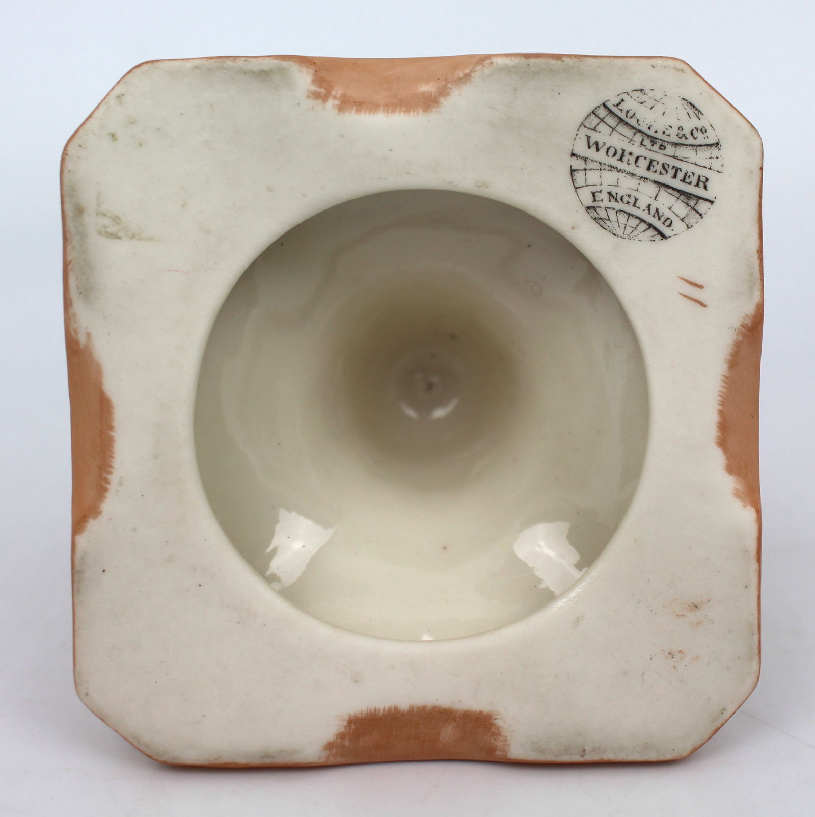 Locke & Co. Worcester Blush Candlestick c.1910 - 3