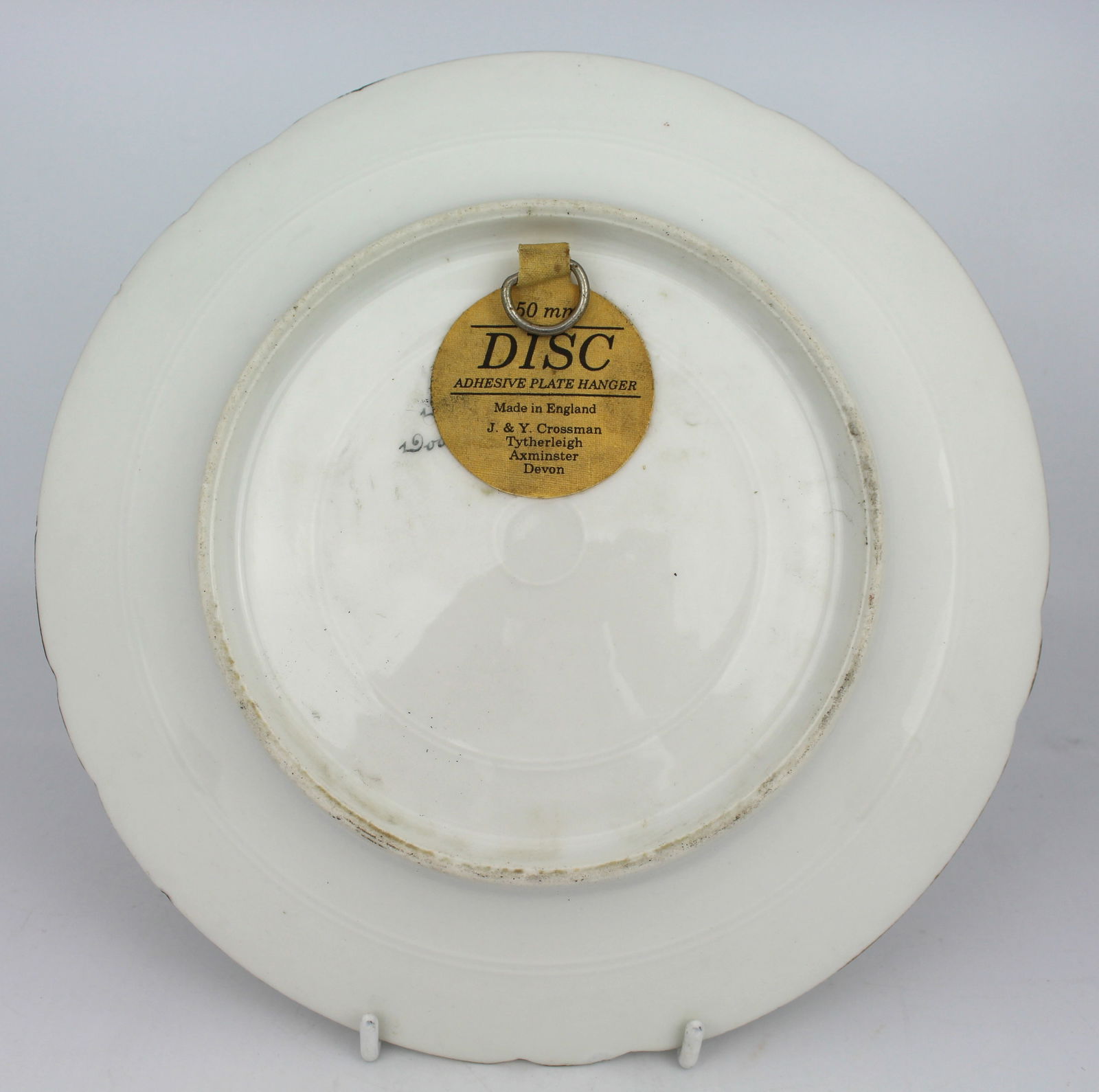 Set of 4 Edwardian Hand Painted Fish Plates, Signed Wolly Fowkes 1903 - 15