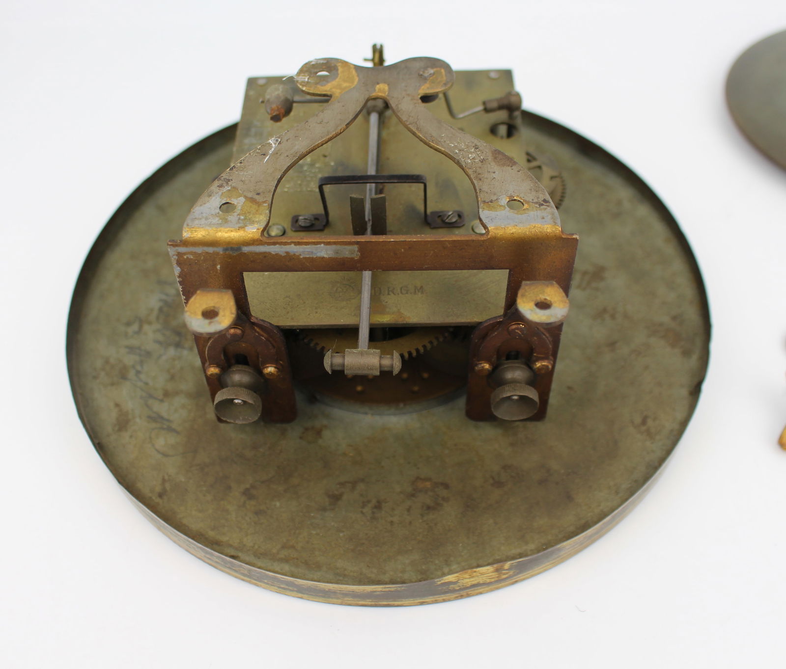 Antique German Clock Movement DRGM Regulator - 5