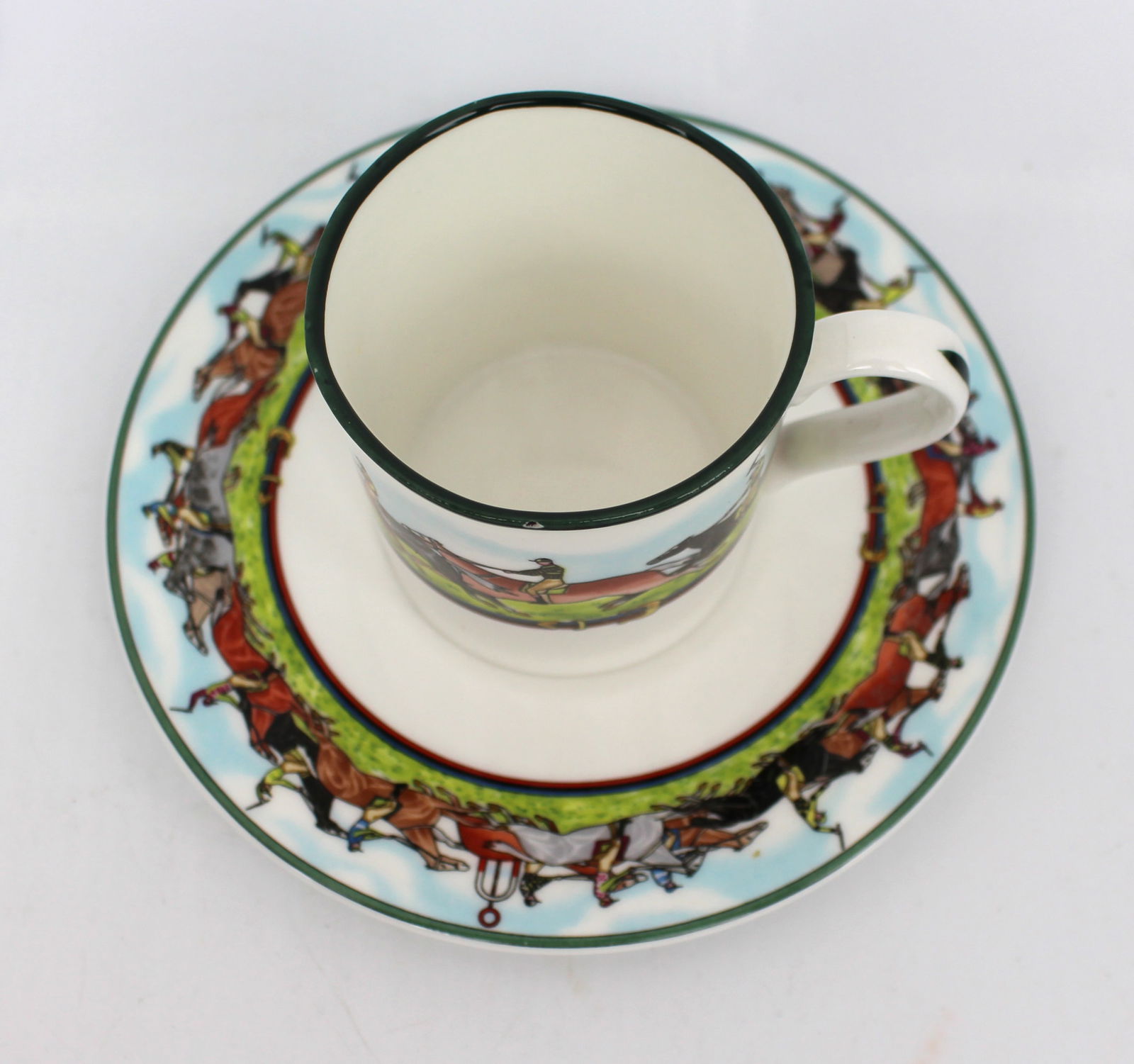 Paolo Gucci for Astbury “Winning Post” Demitasse Cup and Saucer - 2