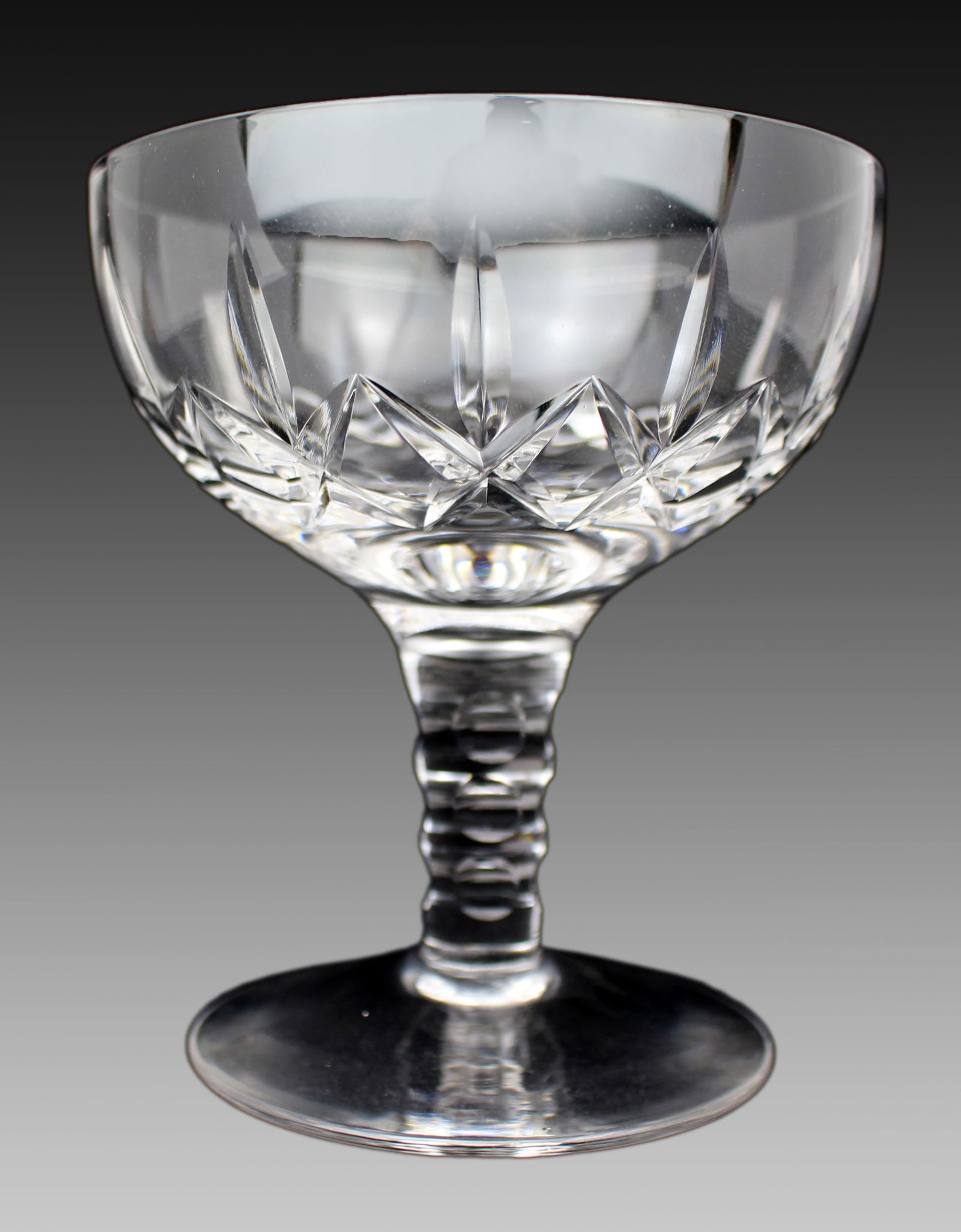 Set of 6 Stuart Crystal Carlingford Champagne Saucers - 2