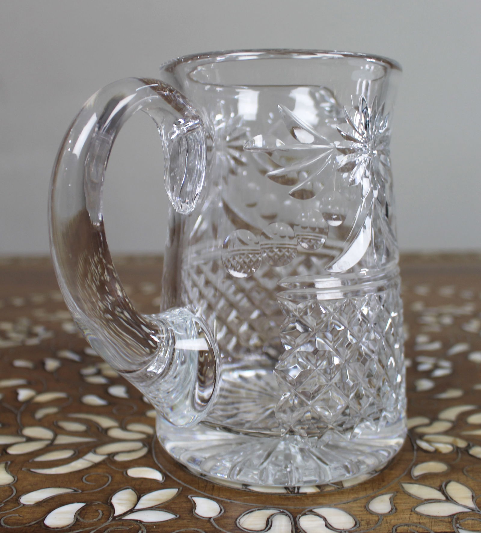 Fine Stuart Crystal Beaconsfield Pattern Cut Glass Jug - 4