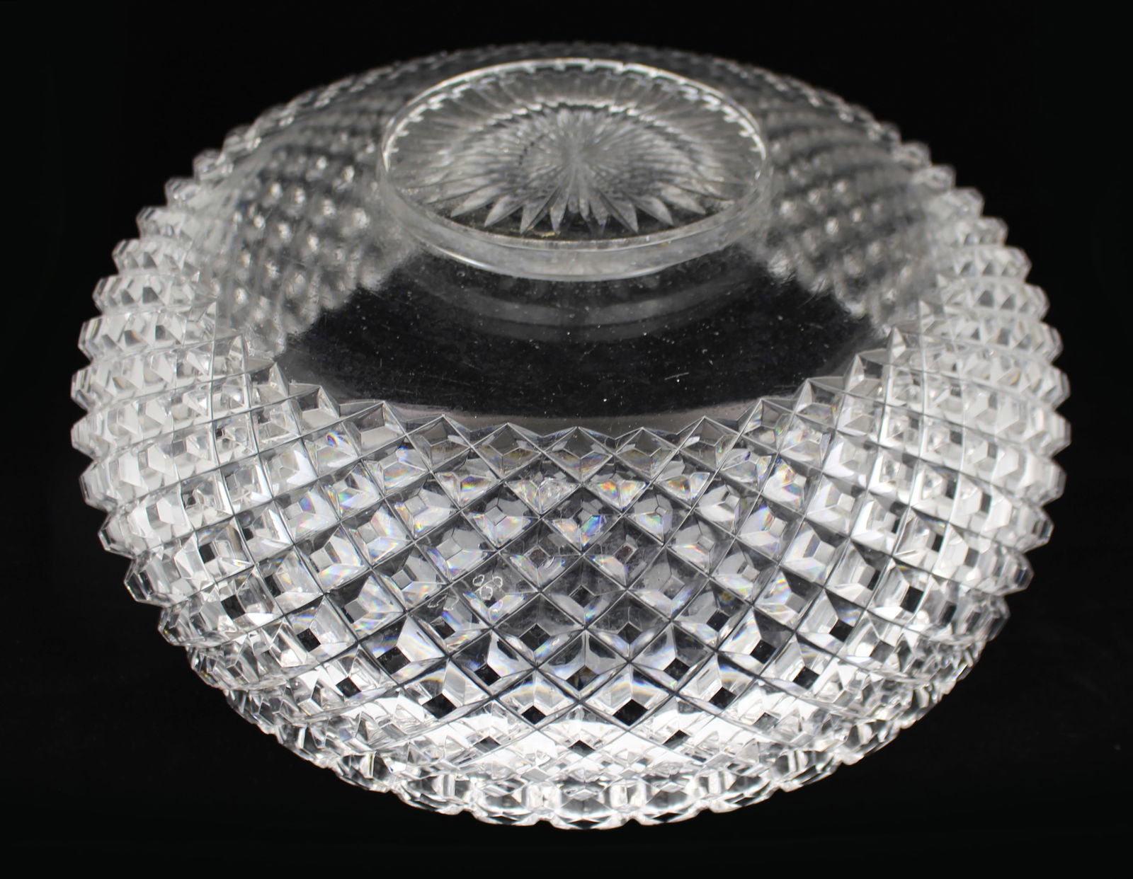 Monumental Hand-Cut Crystal Centrepiece Bowl c.1935 - 10