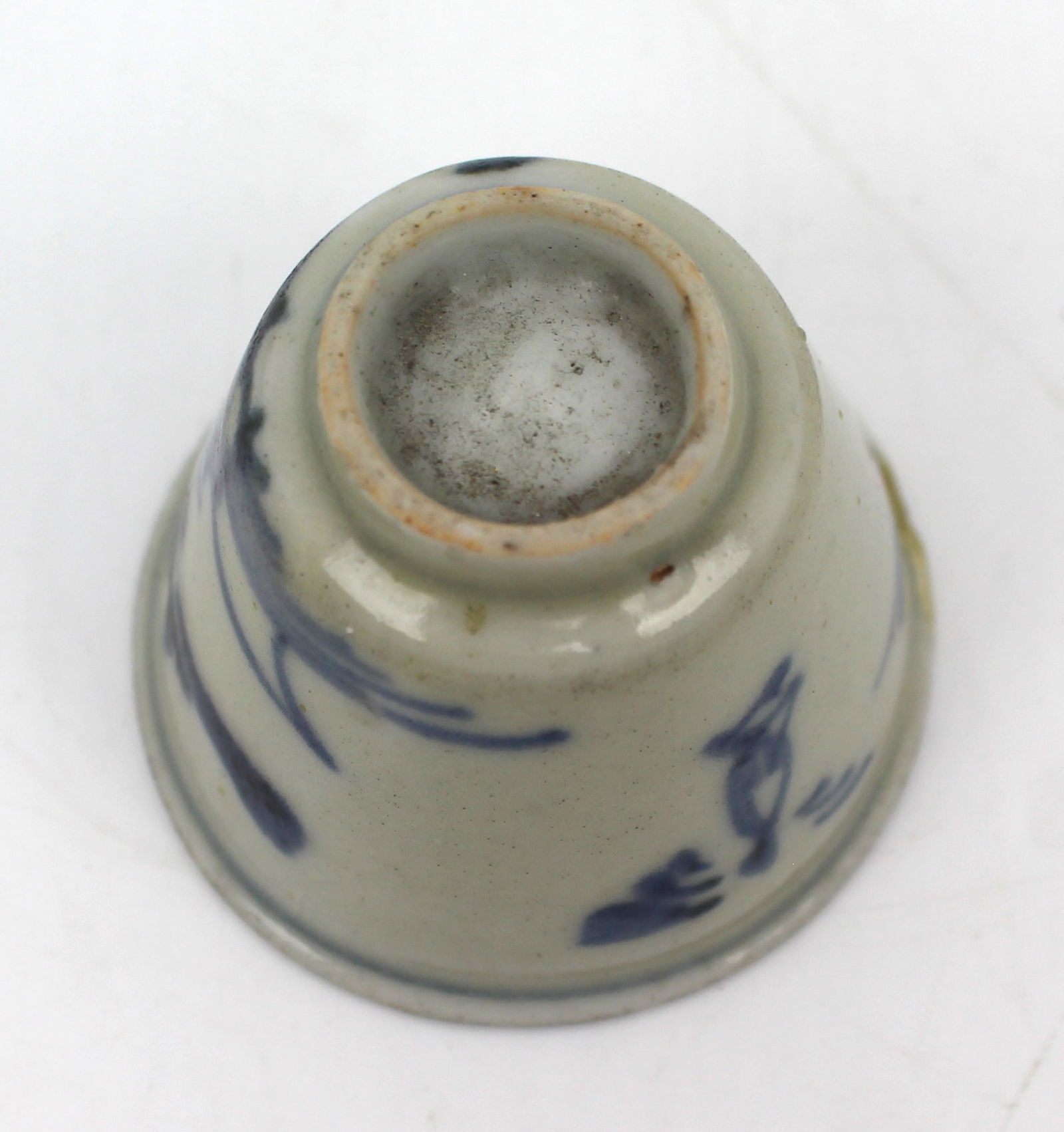 Late Qing Chinese Blue and White Porcelain Teacup, Circa 1880 - 7