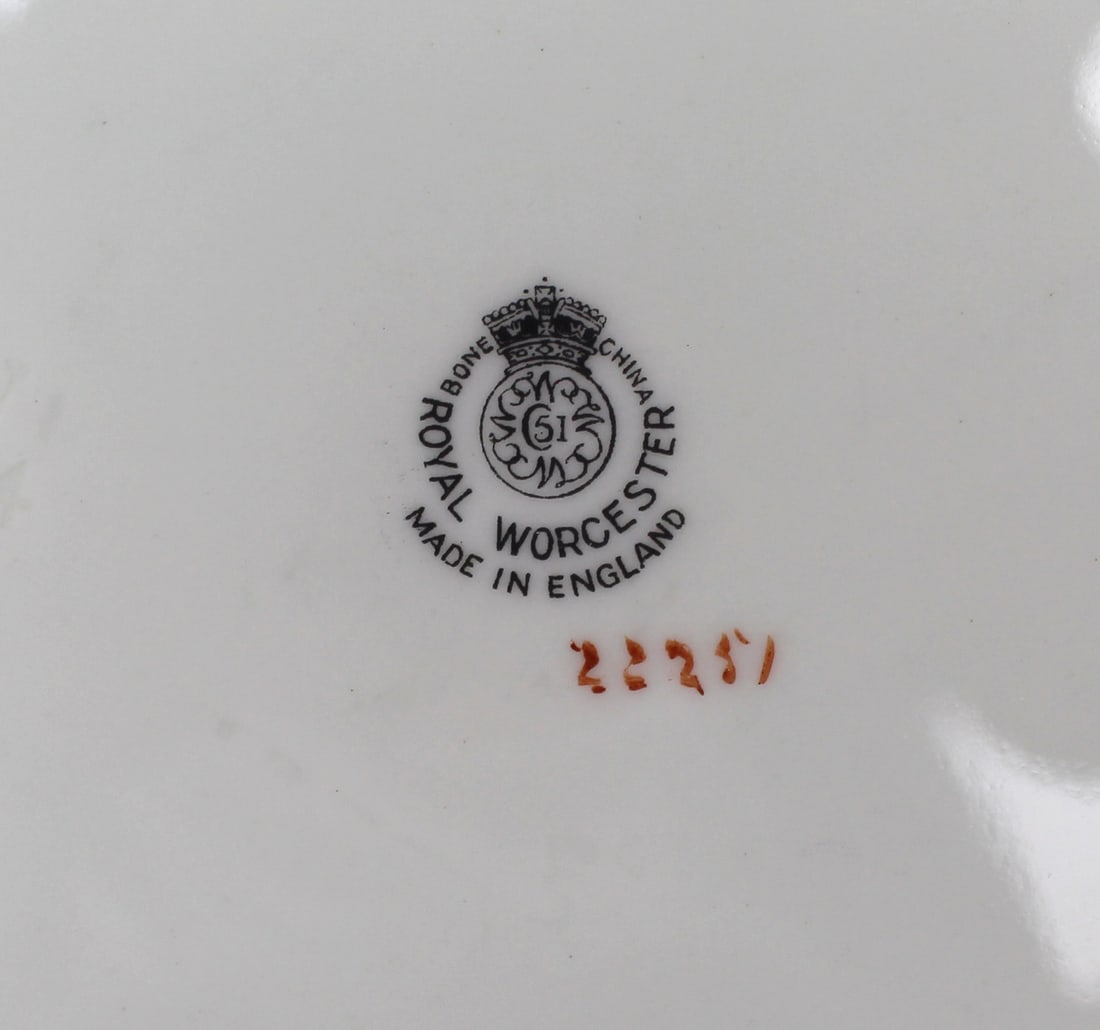 Royal Worcester Cabinet Plate - 2