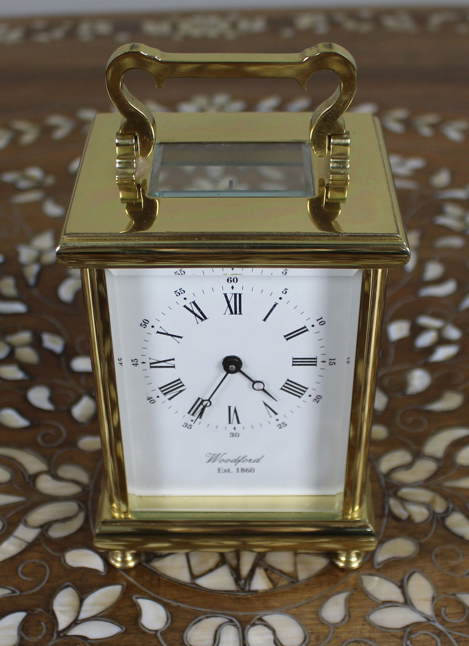 Woodford Brass Carriage Clock, Late 20th Century - 2