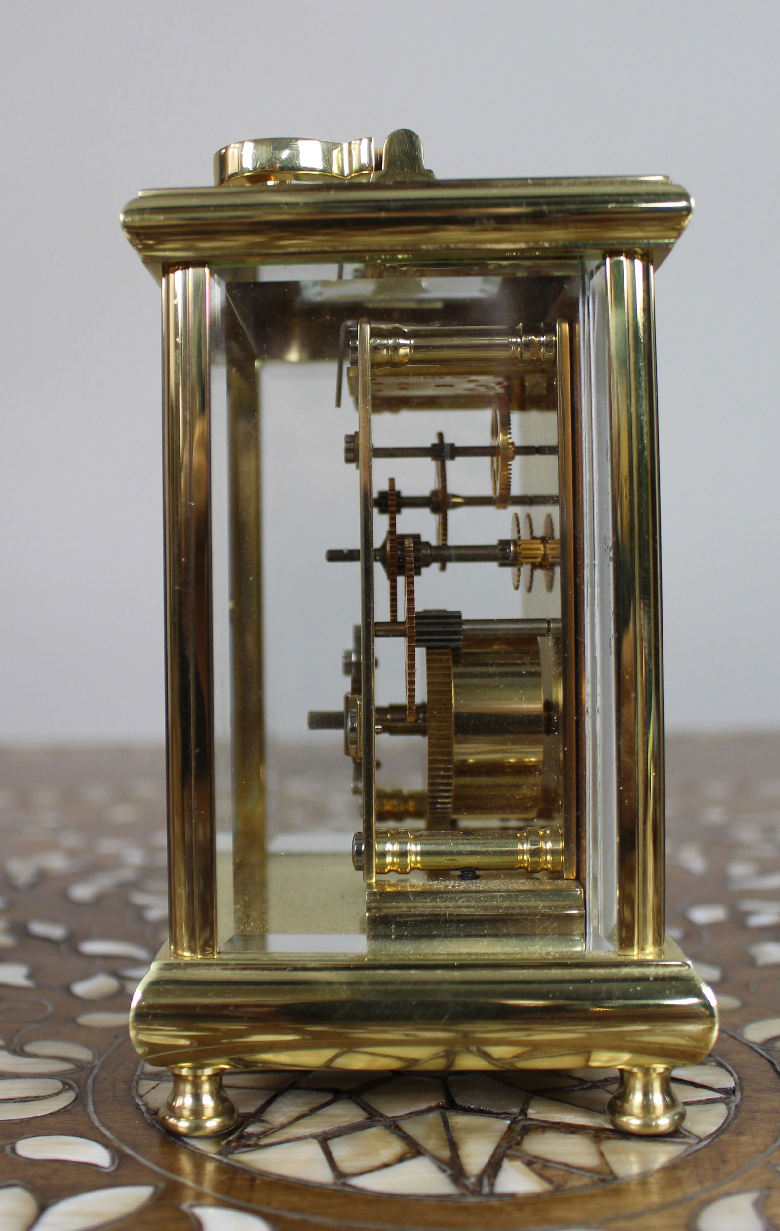 Woodford Brass Carriage Clock, Late 20th Century - 5