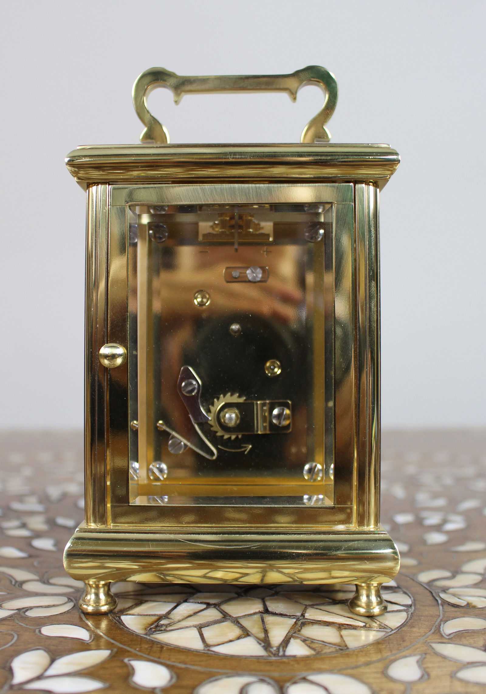 Woodford Brass Carriage Clock, Late 20th Century - 6