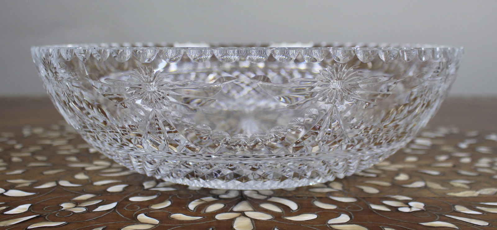 Fine Stuart Crystal Beaconsfield Cut Glass Centrepiece Bowl (1 of 6)