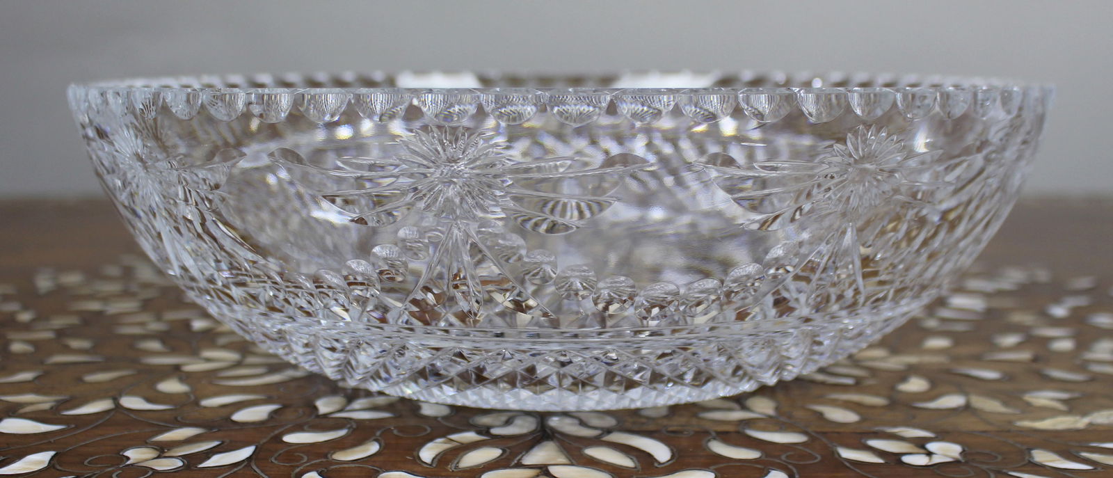 Fine Stuart Crystal Beaconsfield Cut Glass Centrepiece Bowl - 2