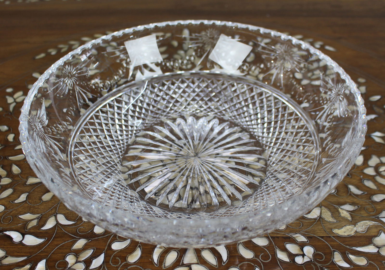 Fine Stuart Crystal Beaconsfield Cut Glass Centrepiece Bowl - 3