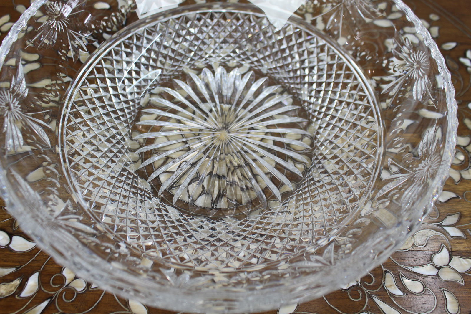 Fine Stuart Crystal Beaconsfield Cut Glass Centrepiece Bowl - 4