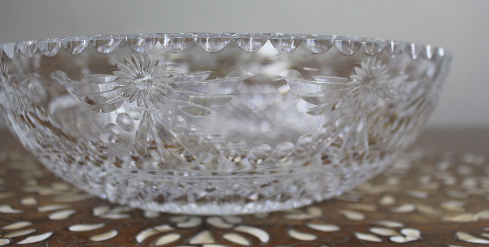Fine Stuart Crystal Beaconsfield Cut Glass Centrepiece Bowl - 5