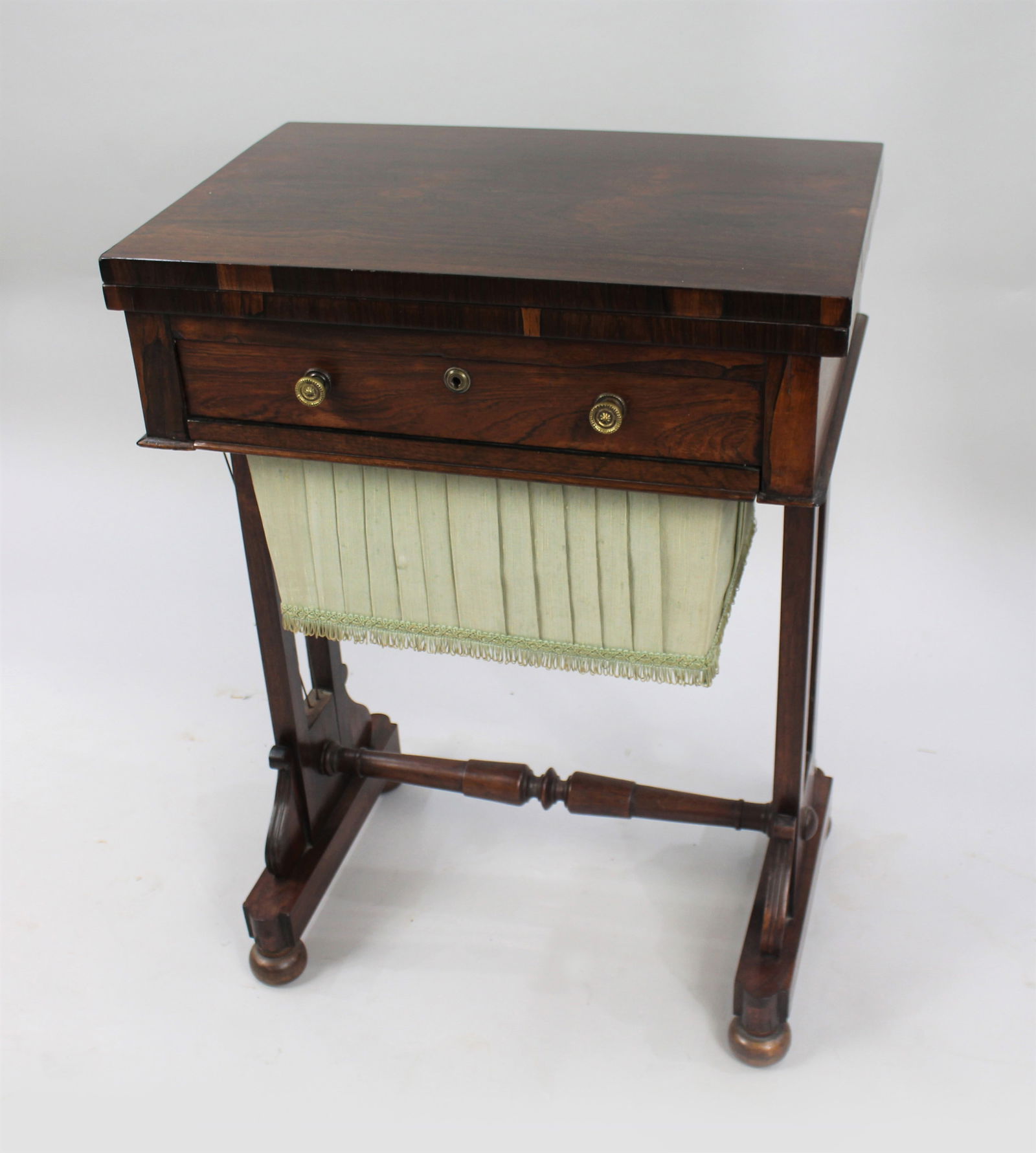 Regency Rosewood Work and Games Table c.1820 (1 of 11)