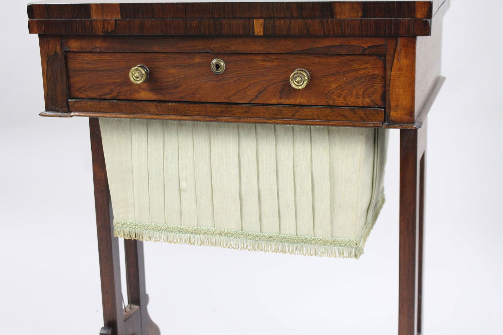 Regency Rosewood Work and Games Table c.1820 - 7