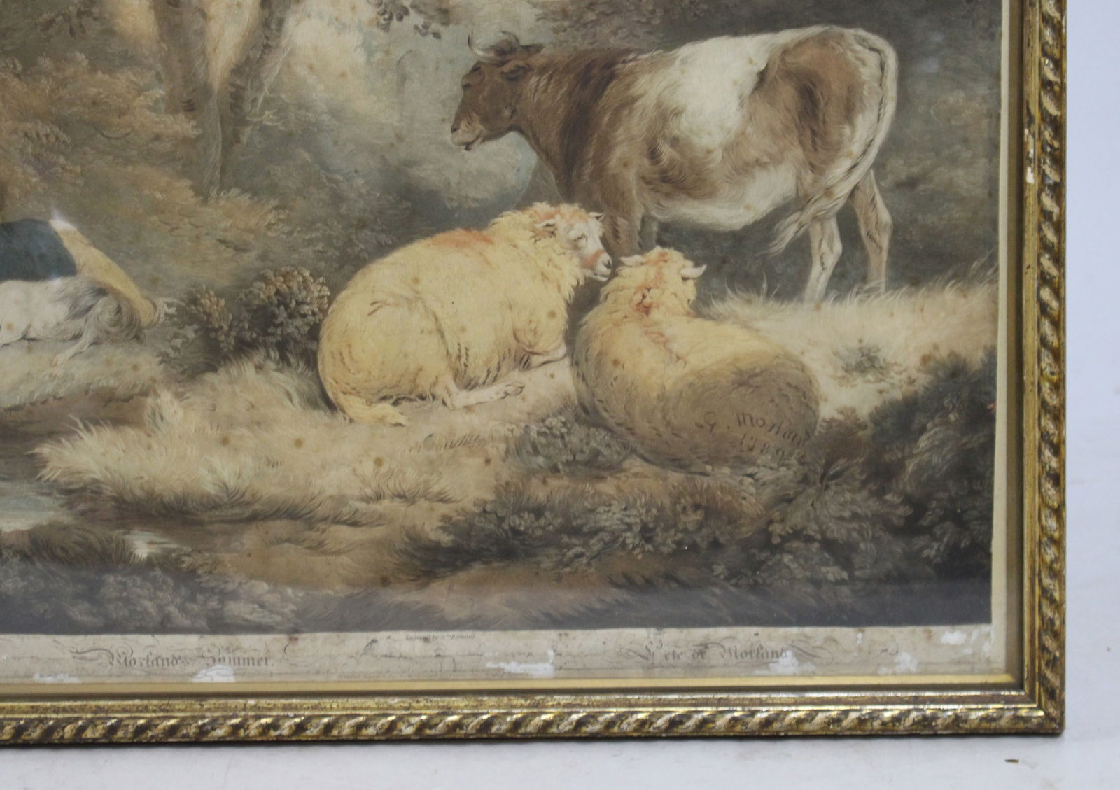 Coloured Mezzotint by William Barnard George Morland – Morland’s Summer (1802) - 2