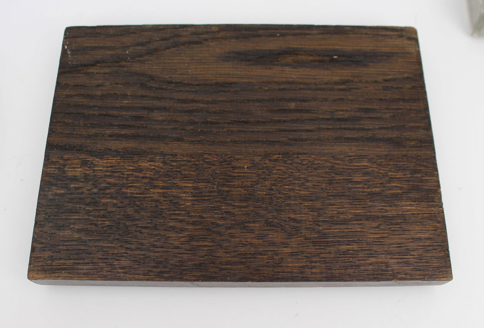 Early 20th Century Double Inkwell on Wooden Stand - 5