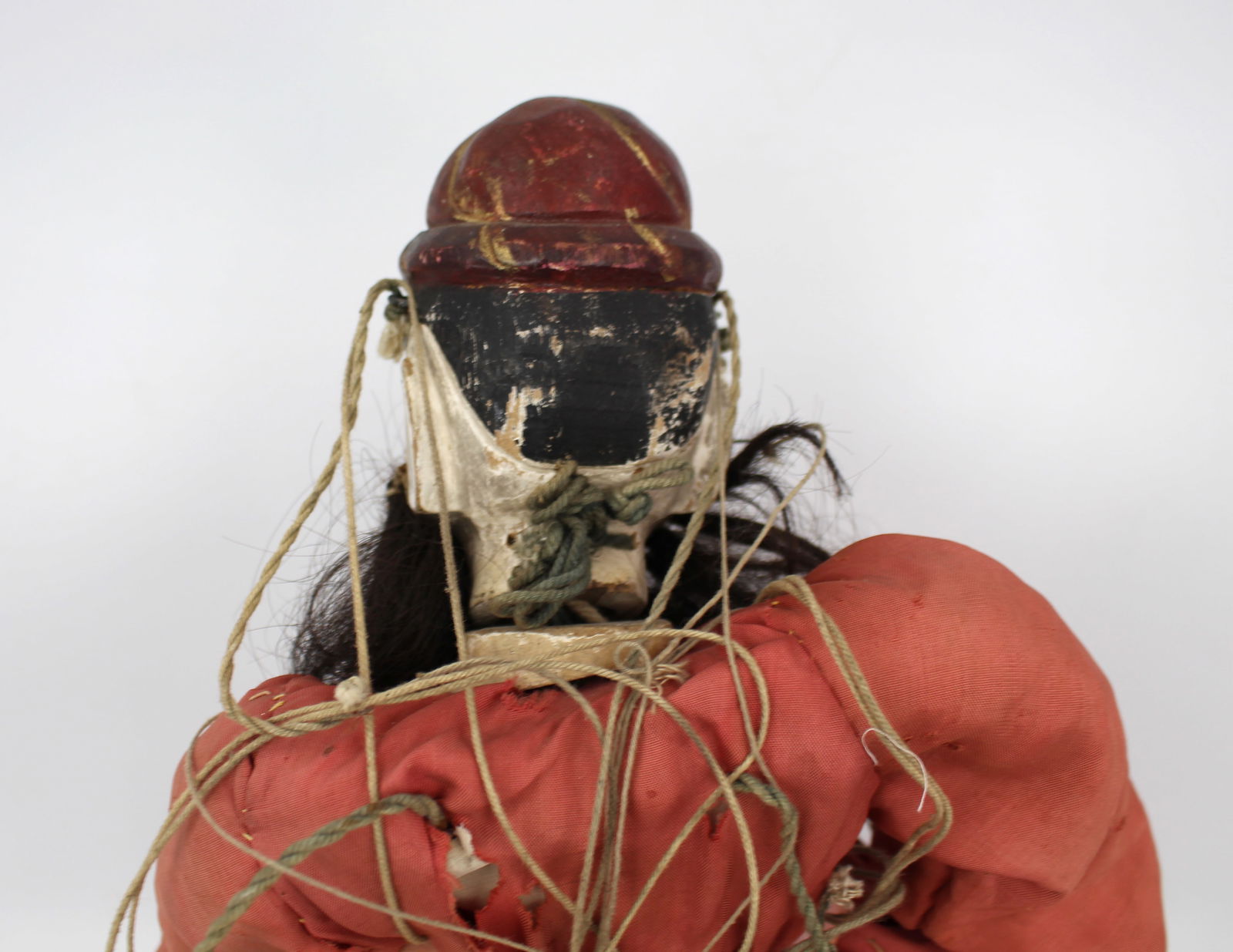 Antique Oriental Hand-Carved Wooden Marionette - 6