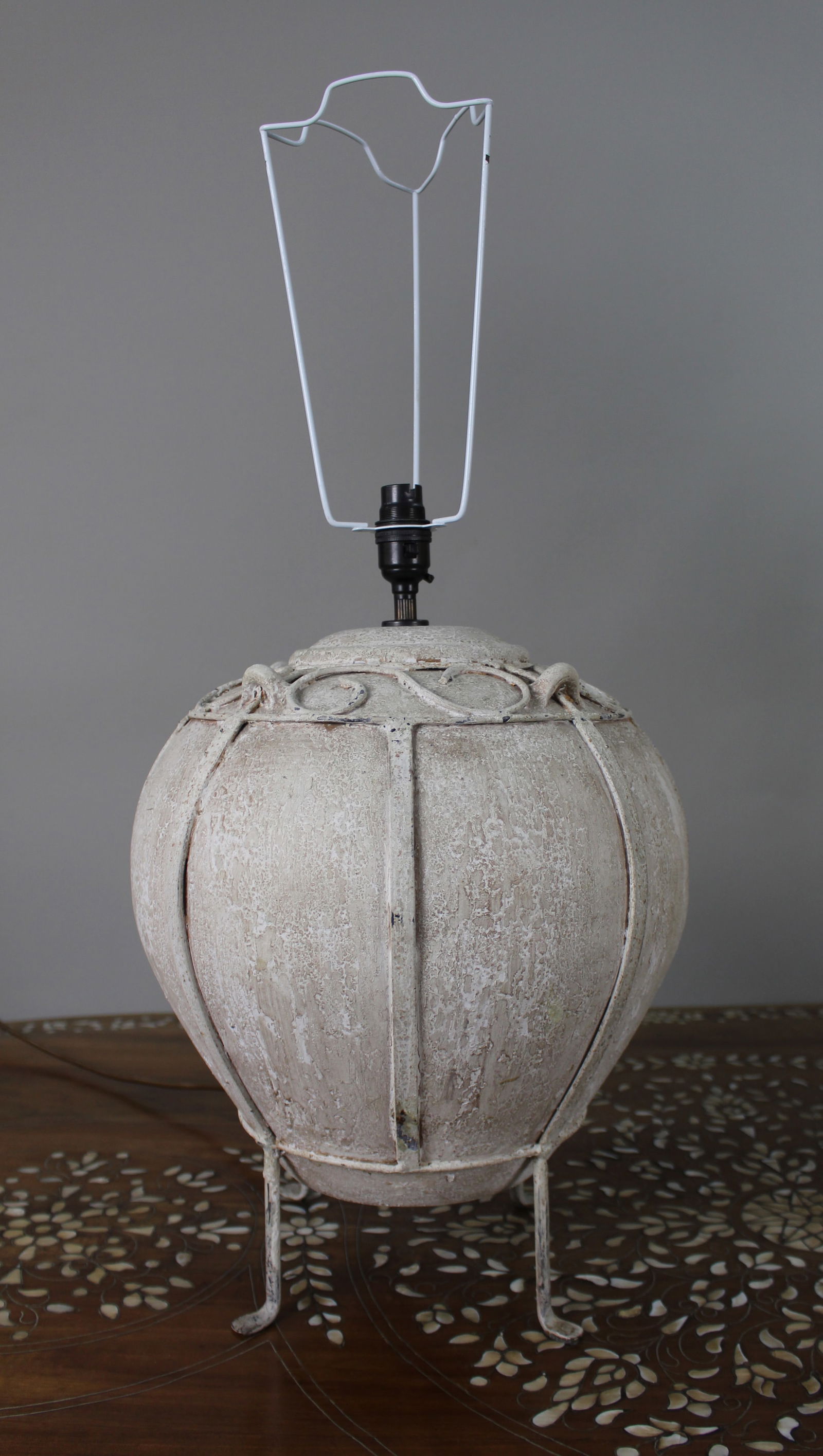 Pair of Large Decorative Table Lamps with Handmade Silk-Lined Shades - 10