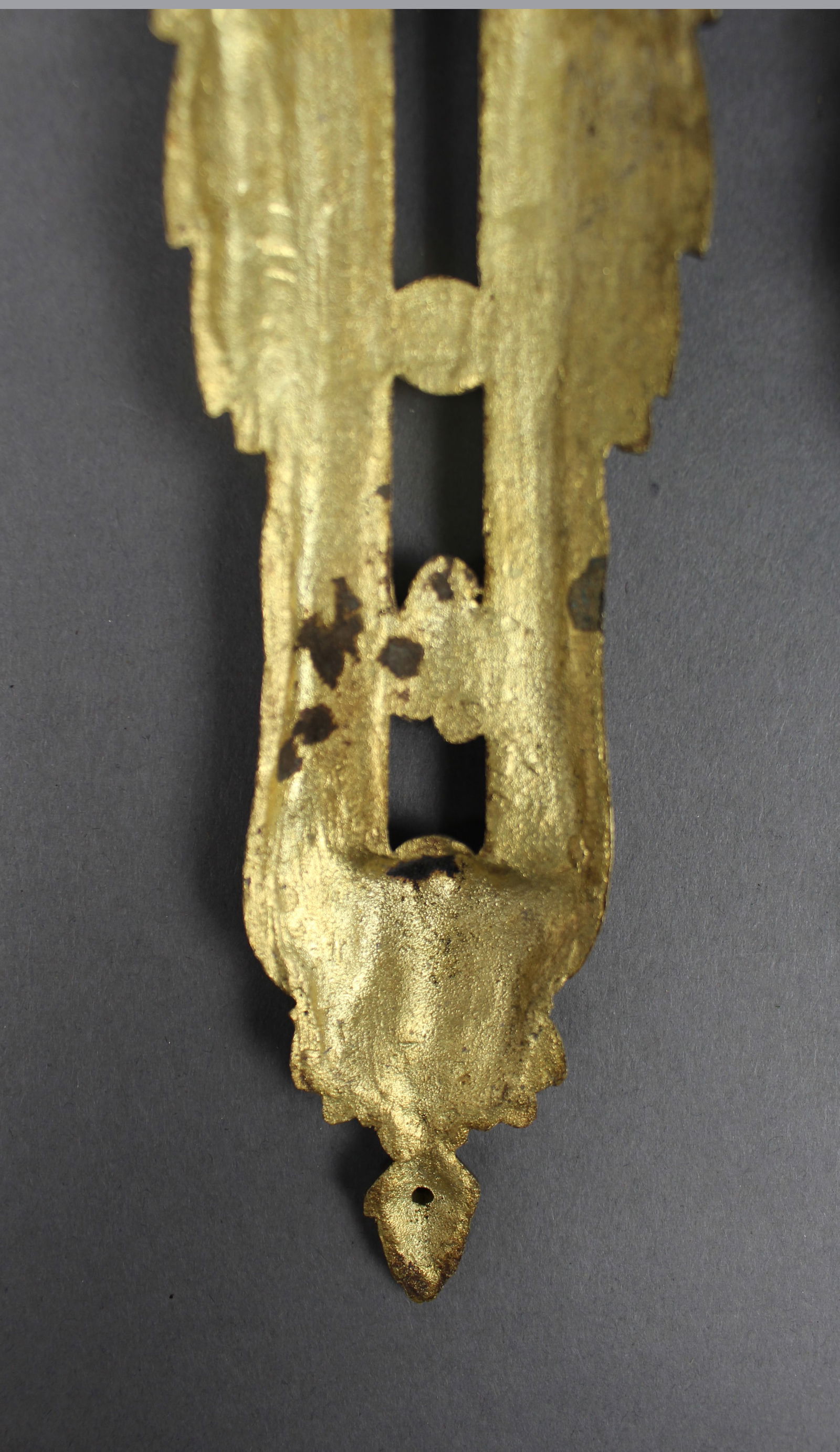 Pair of Louis XVI Style Gilt Bronze Furniture Mounts c.1890 - 7