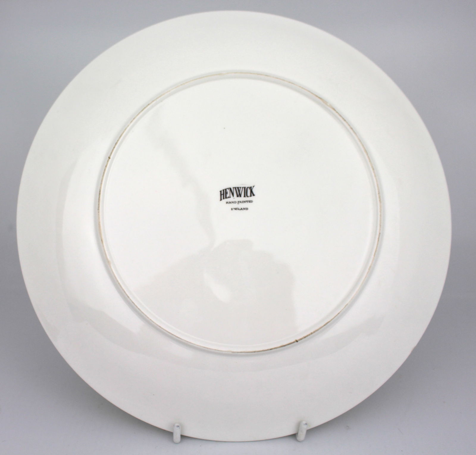 Hand Painted Flowers Cabinet Plate by J Smith Worcester - 2