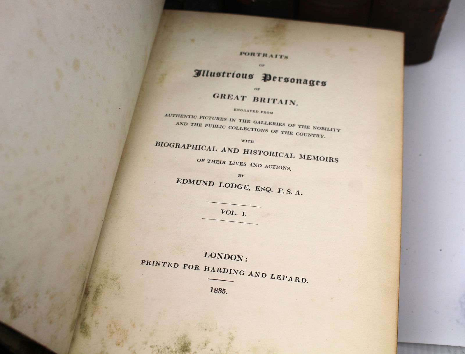 Lodge’s Portraits of Illustrious Personages of Great Britain – 6 Volumes (1835) - 10