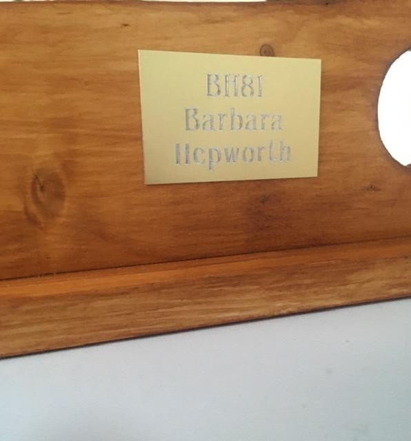 Barbara Hepworth (1903-75) Maquette of BH 81 'Ball, Hole and Plane' Sculpture From (1936) - 10