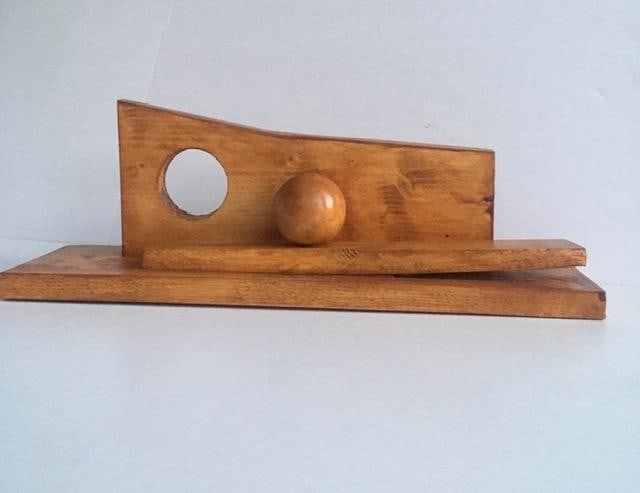 Barbara Hepworth (1903-75) Maquette of BH 81 'Ball, Hole and Plane' Sculpture From (1936) (1 of 15)