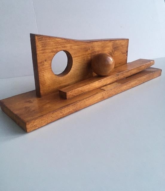 Barbara Hepworth (1903-75) Maquette of BH 81 'Ball, Hole and Plane' Sculpture From (1936) - 2