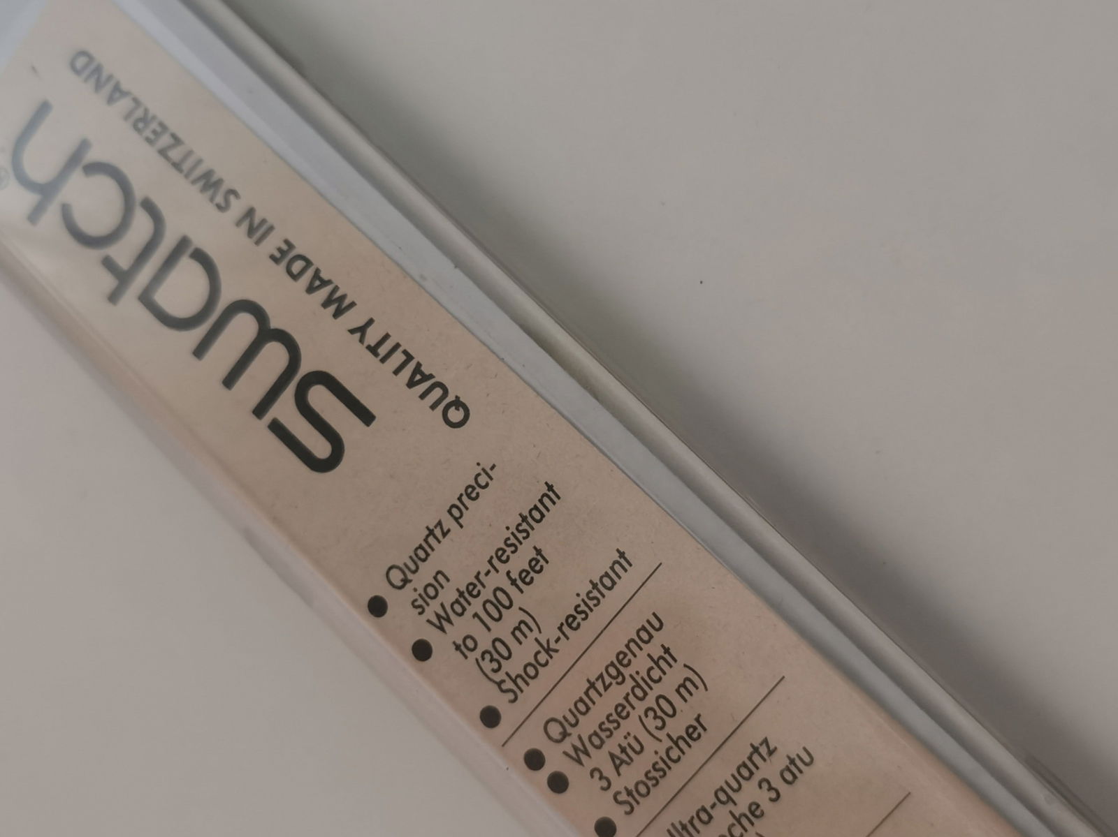 Vintage 1991 Swatch Plaza GX121 Excellent Condition Working With Original Box - 3