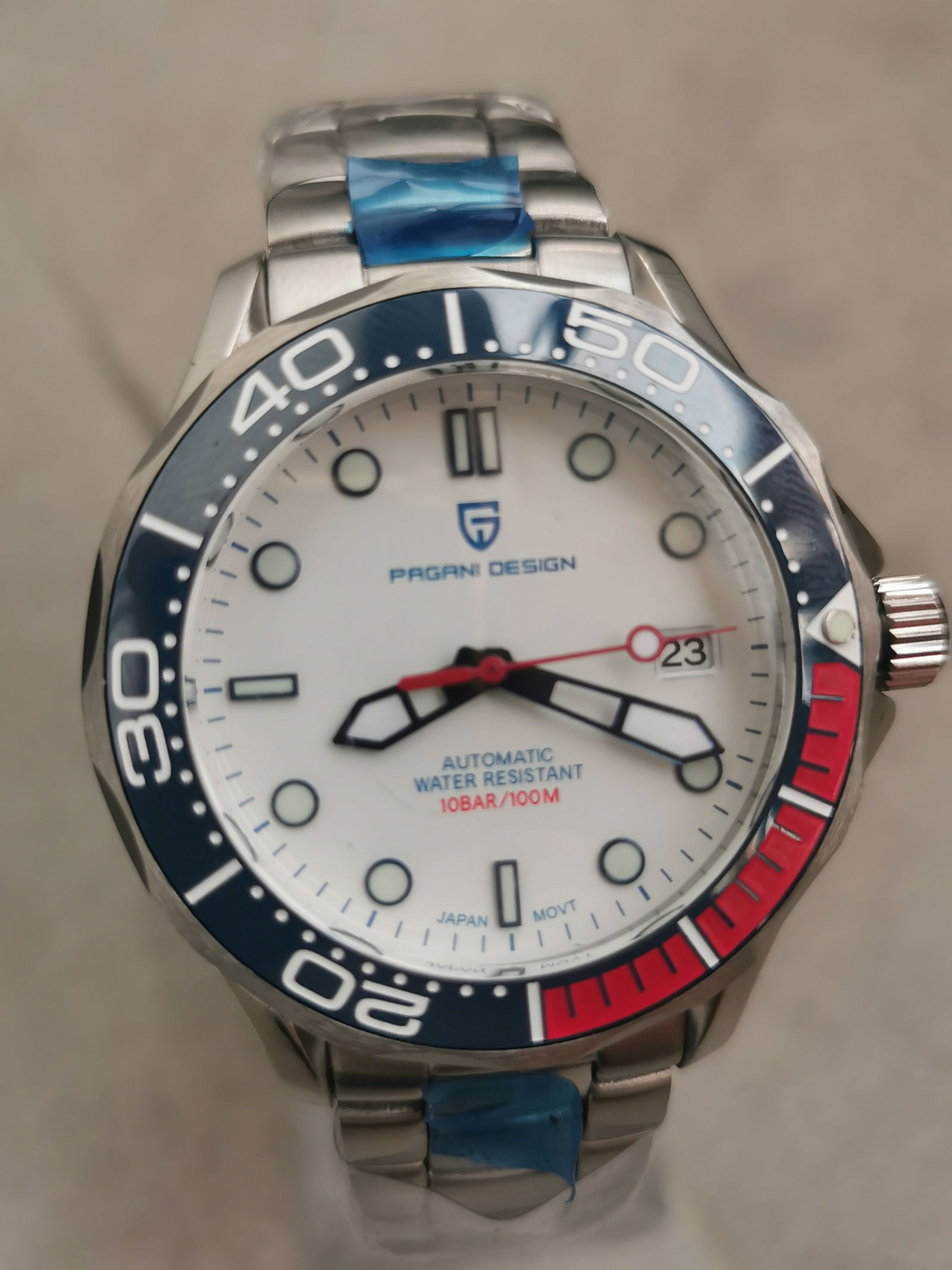 Brand New Pagani Design Omega Seamaster Homage Watch - 5