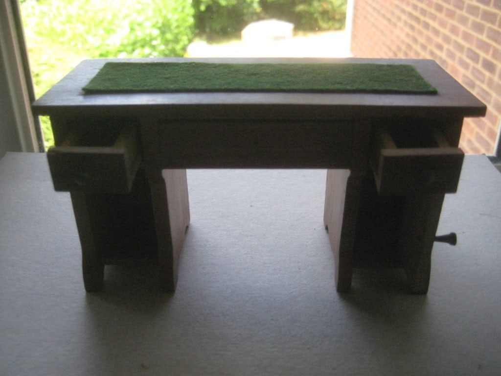 Vintage Dolls House Wooden Sideboard - 5