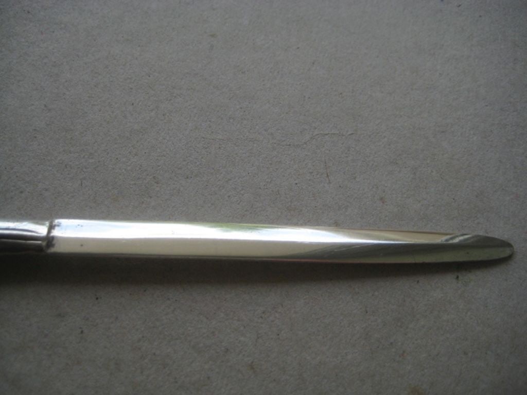 Vintage Silver Letter Opener - 3