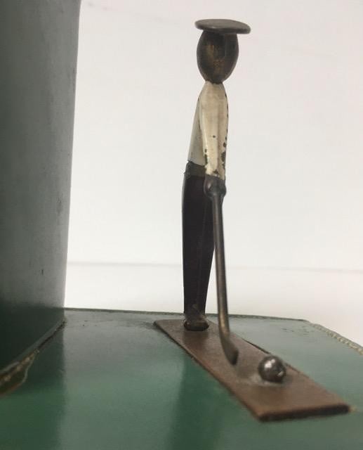 Hagenauer Art Deco Style ‘Golfer’ Bronze and Chrome, Circa 1940s - 8