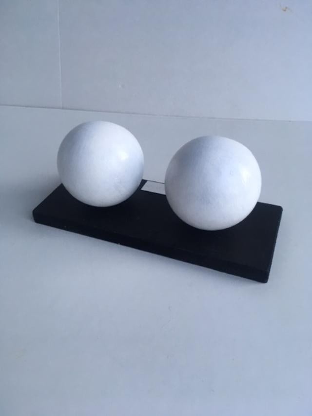 Barbara Hepworth (1903-75) Maquette of BH 562 'Two Spheres In Orbit' Sculpture From (1973) - 4