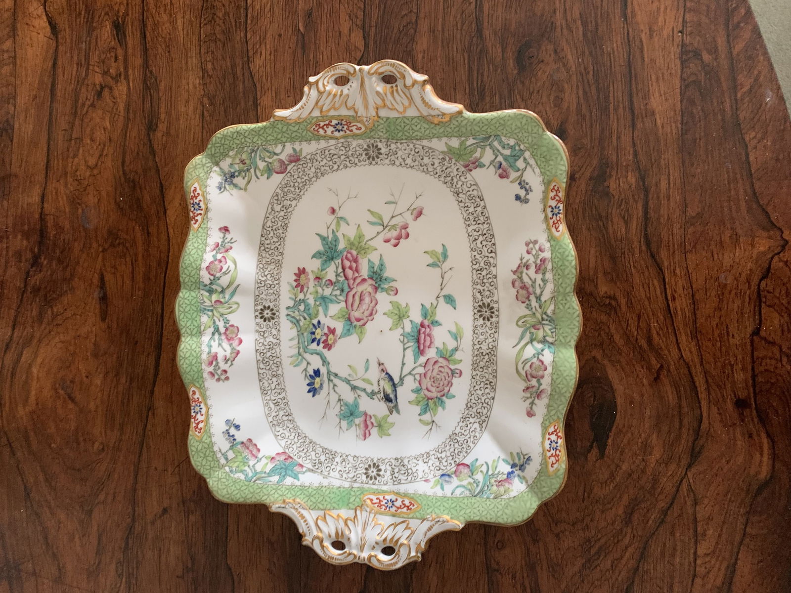 Rare c1836 Set of 8 Felspar Porcelain Fruit/Dessert Plates and Two Serving Compotes - 2